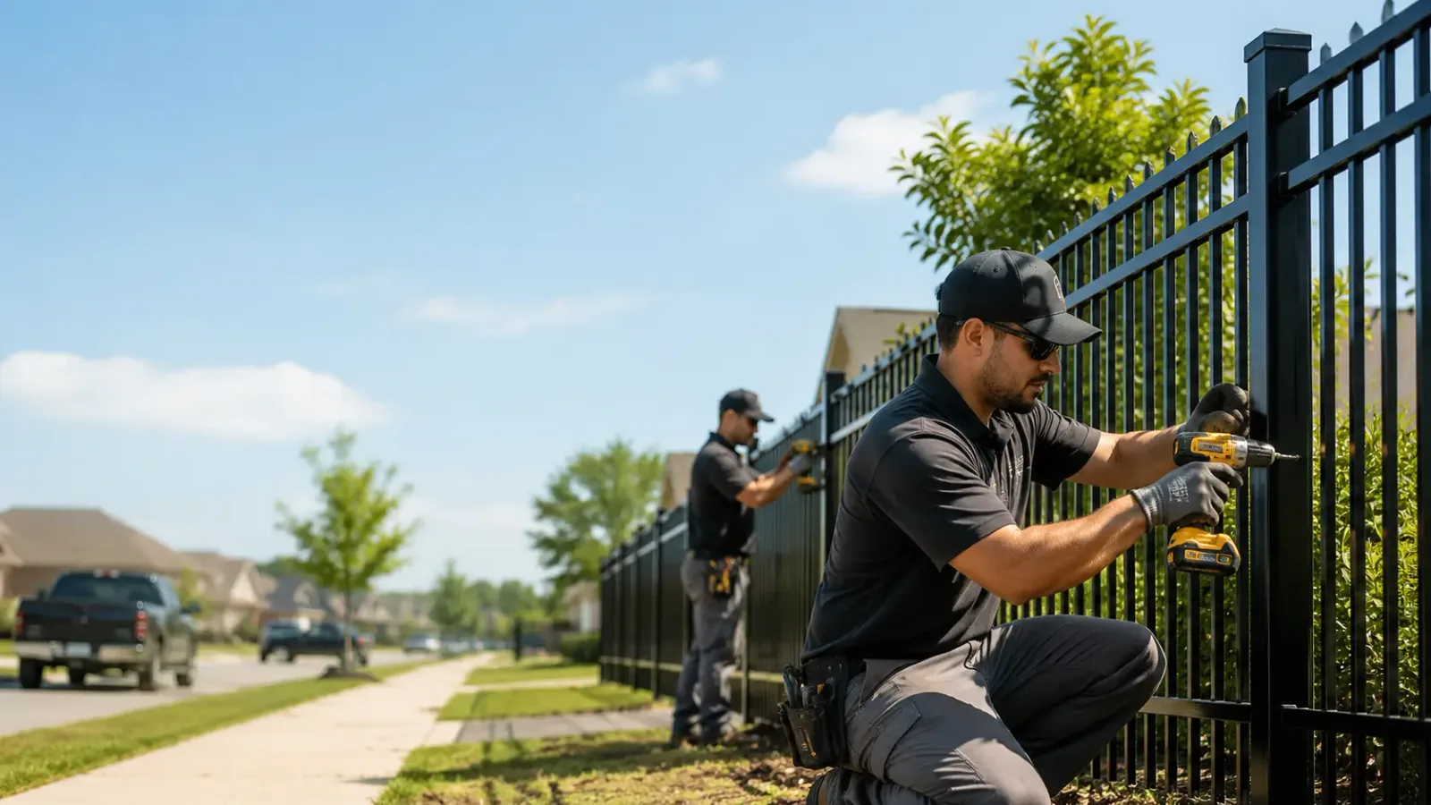 Metal Fence Installation in Crawford, OK